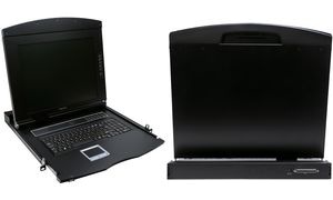 LogiLink 19" LCD KVM Konsole mit 43,48 cm (17") TFT-Monitor