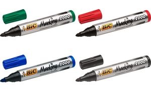 BIC Permanent-Marker Marking 2000 Ecolutions, rot