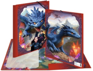 HERMA Eckspannermappe "Dragon", Karton, DIN A4