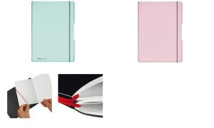 herlitz Notizheft my.book flex Pastell, A4, PP-Cover, rosè-
