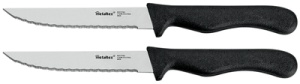 metaltex Steakmesser/Tomatenmesser Basic, schwarz, 2er Set