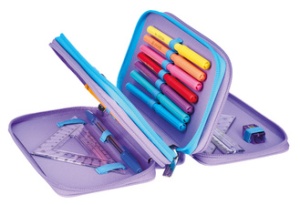 herlitz Schüleretui TriCase "Little Monster", 31-teilig