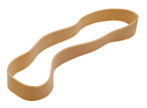 Wonday Gummibänder, natur, Breite: 10 mm, 100 g