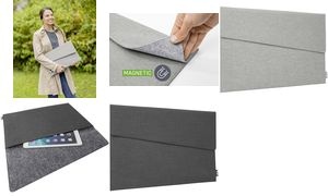 sigel Laptophülle/Tablethülle bis 15,6" (39,62 cm), grau