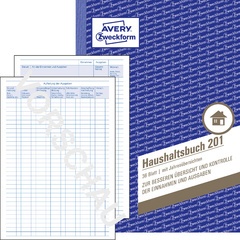 AVERY Zweckform Formularbuch "Haushaltsbuch", A5, 36 Blatt