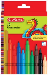 herlitz Fasermaler, 30er Karton-Etui