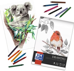 Oxford Art Zeichenblock "Drawing", DIN A3, 200 g/qm