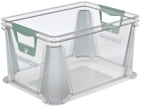 keeeper Aufbewahrungsbox "luis", 20 Liter, transparent