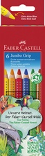 FABER-CASTELL Dreikant-Buntstifte Jumbo GRIP, 6er Etui
