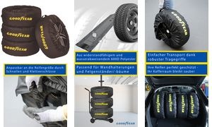GOODYEAR Reifentaschen-Set, 4-teilig