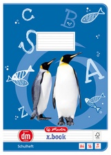 herlitz Schulheft x.book, DIN A4, Lineatur 3 / liniert
