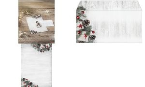 sigel Weihnachts-Motiv-Papier Scandinavian Christmas, A4
