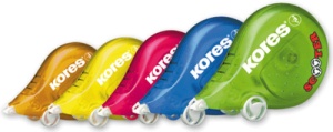 Kores Einweg-Korrekturroller "SCOOTER - 5-Color", sortiert