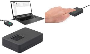 TimeMoto USB-Fingerprint-Lesegerät FP-150, schwarz