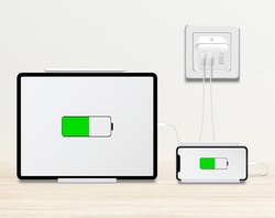 LogiLink USB-Steckdosenadapter, 1x USB-A, 1x USB-C, 65 Watt