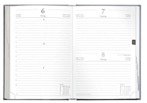 herlitz Buchkalender Cheftimer 2027, A5, blau