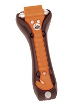 LEINA Notfallhammer, mit Gurtschneider, orange