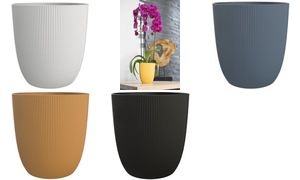 EDA Übertopf IRIS, Durchmesser: 125 mm, kurkuma