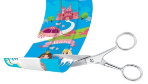 Lifemed Kinder-Wund-Pflaster "Märchen", 500 mm x 60 mm