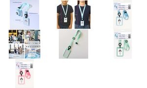 AVERY Ausweishalter mit Lanyard, pastellrosa