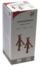 IWH Unterstellbock-Set, Tragkraft: 3.000 kg, rot