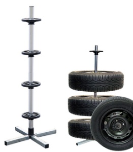 IWH KFZ-Felgen- und Reifenbaum, für 4 Reifen 225 mm