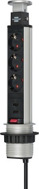 brennenstuhl Steckdoseneinheit "Tower Power", 3-fach, USB