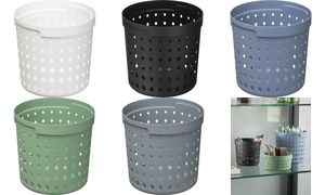 NHG Aufbewahrungskorb SEOUL ROUND ORGANIZER L, PP, weiß
