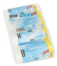 STARPAK Mülleimerbeutel HDPE, 10 Liter, transparent