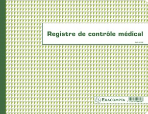 EXACOMPTA Geschäftsbuch "Contrôle médical", 240 x 320 mm