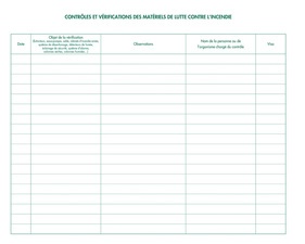 EXACOMPTA Piqûre "Registre de sécurité pour les E.R.P."