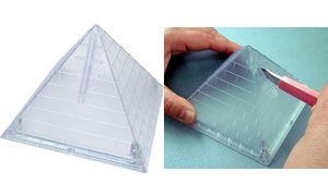 NT Cutter Klingenbehälter Pyramide iCD-400P, transparent