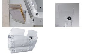 DURABLE Wand-Prospekthalter "FLEXIPLUS 2" magnetisch