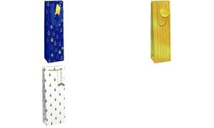 Clairefontaine Weihnachts-Flaschentüte "Azurite"