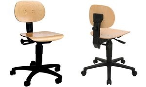 Topstar Arbeitsdrehstuhl "TEC 11", aus Holz