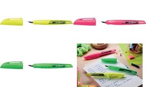 STABILO Füllhalter EASYbuddy NEON M, Rechtshänder, neongrün