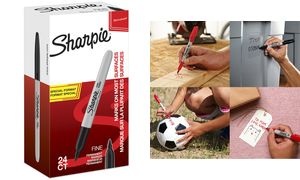 Sharpie Permanent-Marker FINE, Value Pack, schwarz