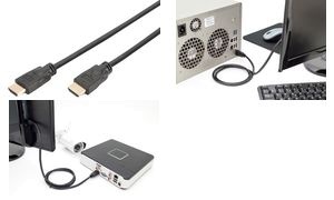 DIGITUS HDMI Premium High Speed Anschlusskabel, 5,0 m