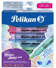 Pelikan Window Markers 600, 8er Kartonetui
