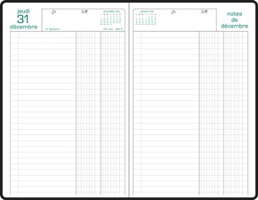 EXACOMPTA Agenda de bureau Raisin 2025, assorti