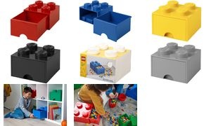 LEGO Schubladenbox STORAGE BRICK DRAWER 4, 1 Schub, weiß