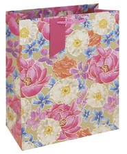 Clairefontaine Geschenktüte "Blumen", mittel