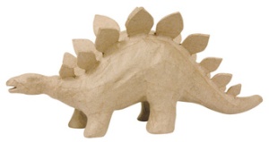 décopatch Pappmaché-Figur "Stegosaurus", 150 mm