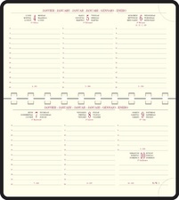 EXACOMPTA Agenda de poche "Temporel 16S", 2026, Cassandra