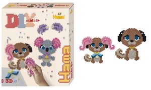 Hama Bügelperlen midi "Tier Salon", Geschenkpackung, 3D