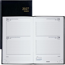 brepols Tageskalender SATURNUS 0.221, 2027, schwarz