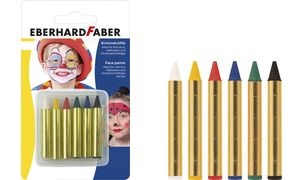 EBERHARD FABER Schminkstifte, kurz, 6 Farben