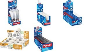 Tipp-Ex / BIC Warenpaket, 52-teilig