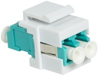 LogiLink LWL Kupplung, 2x LC-Duplex, Singlemode