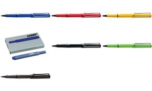 LAMY safari roll-ink yellow Tintenroller, mit Tintenpatrone